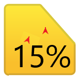 15%